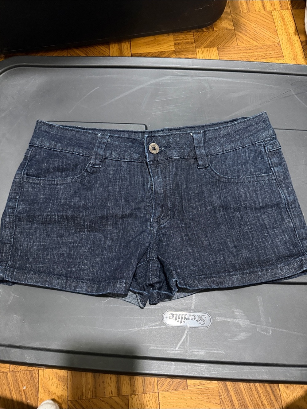 Love Culture Dark Blue Denim Jean Shorts 26
